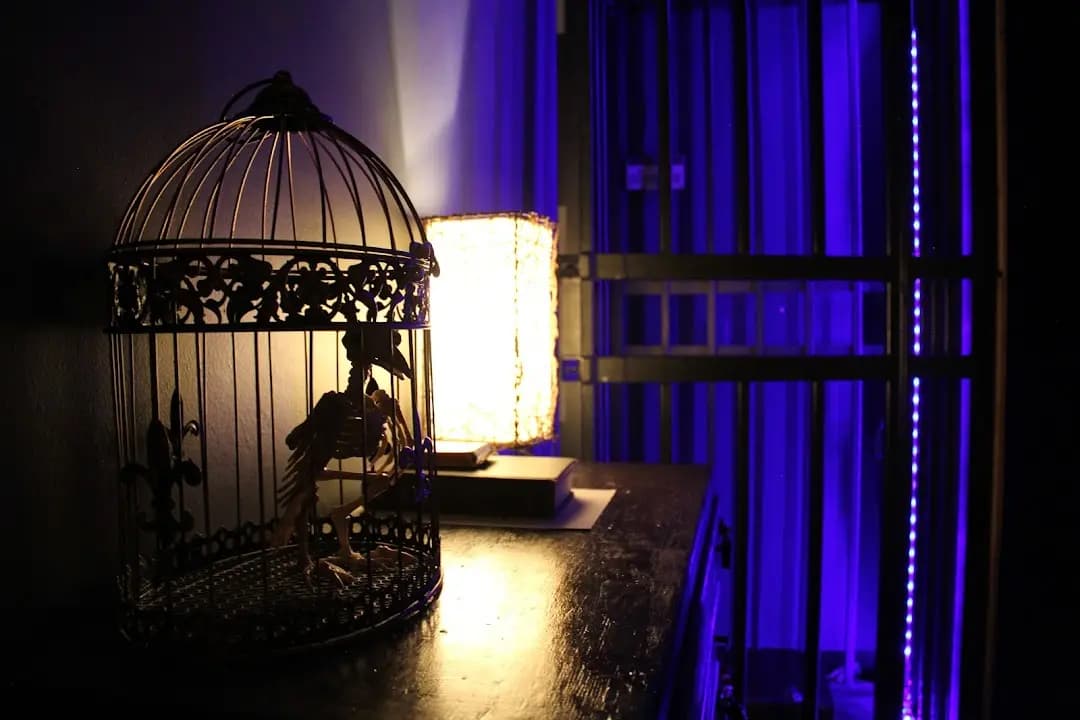 Interior view of Architect Escape Rooms escape rooms facility in Los Angeles