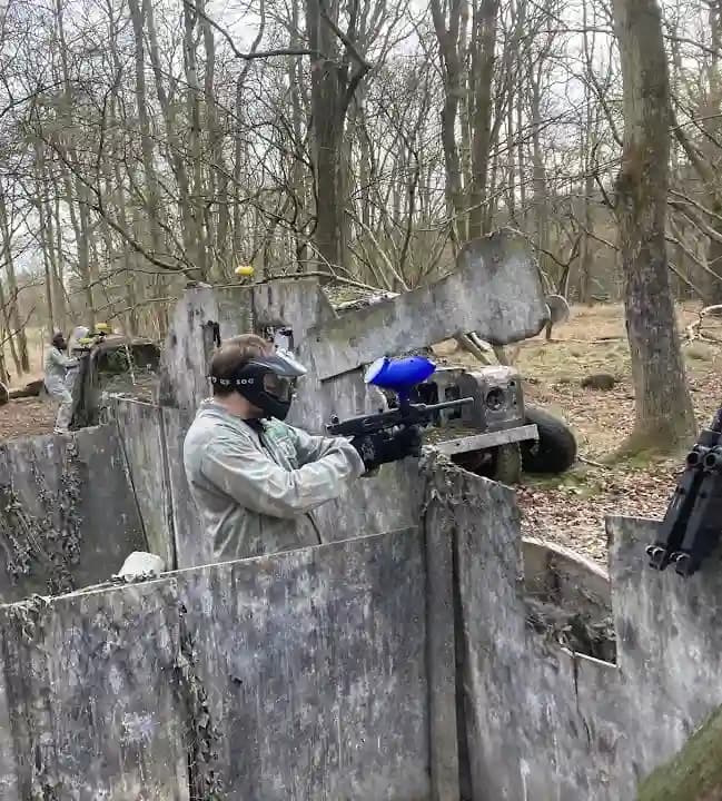 Interior view of Skirmish Paintball Games Birmingham paintball facility in Birmingham