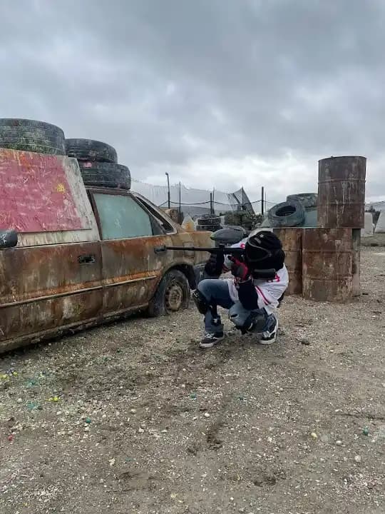 Interior view of Dye Paintball paintball facility in San Diego