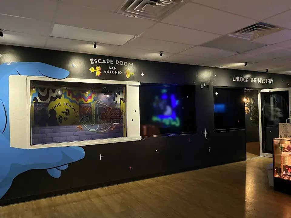 Interior view of Escape Room San Antonio - Bandera Rd escape rooms facility in San Antonio