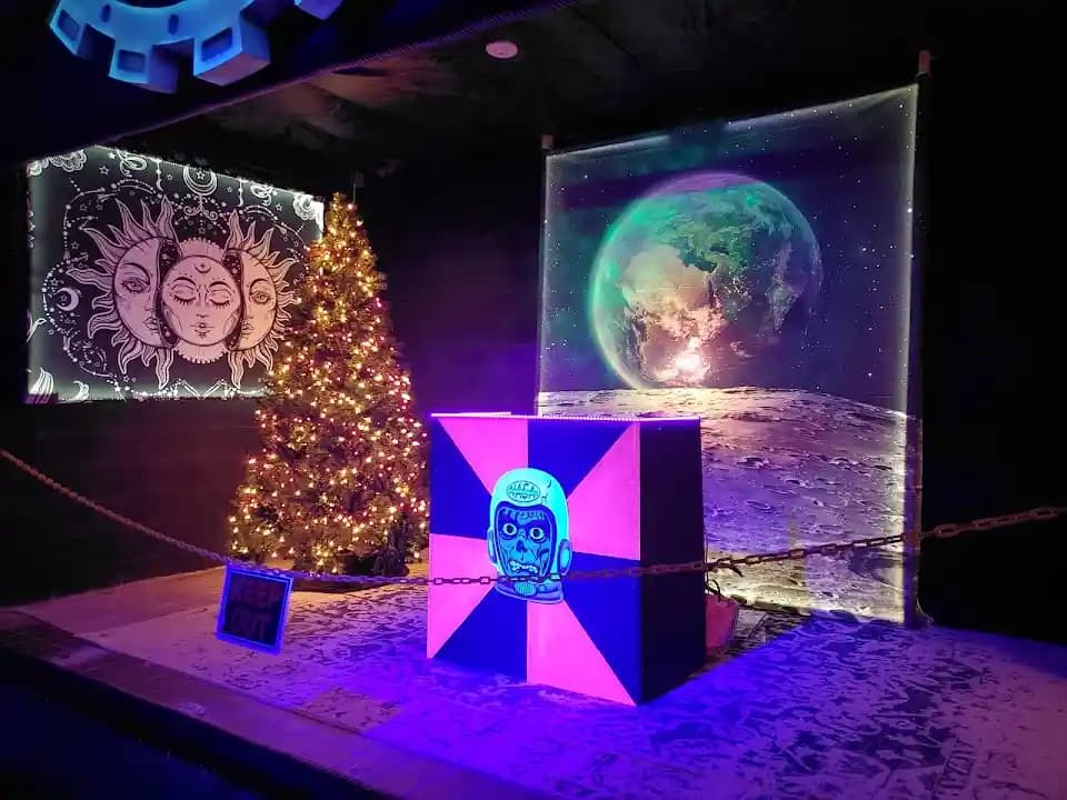 Cosmic Mayhem: Black Light Mini Golf and Bar - Popular axe throwing destination in San Antonio