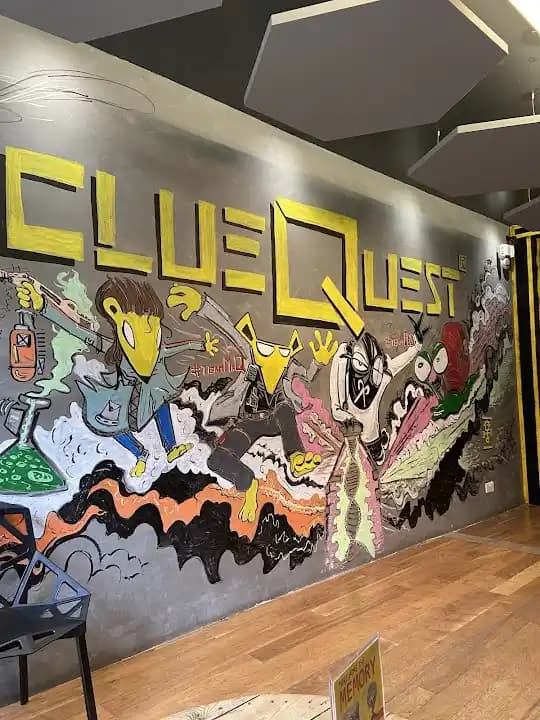 Interior view of clueQuest - The Live Escape Game escape rooms facility in London