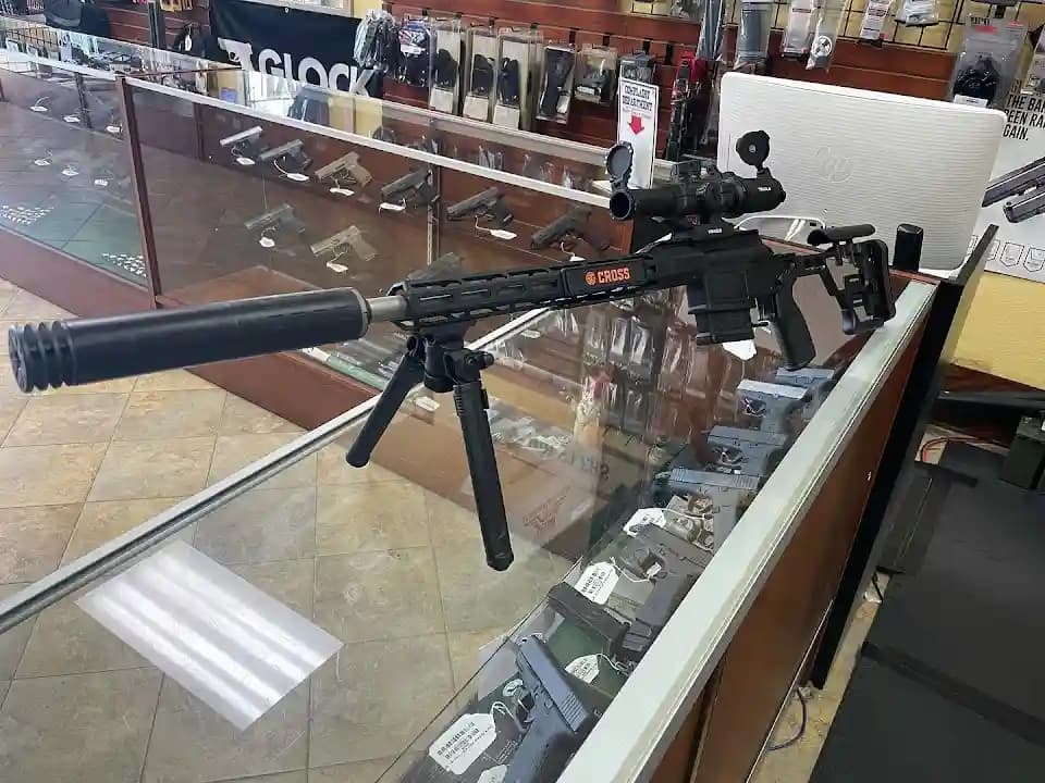Interior view of Gun Dog Armory shooting ranges facility in Orlando