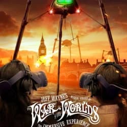 Interior view of The War of The Worlds: The Immersive Experience vr games facility in London