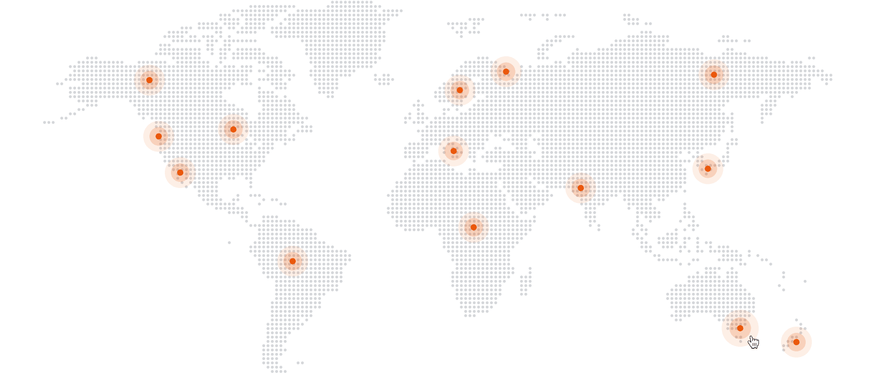 Contact World Map