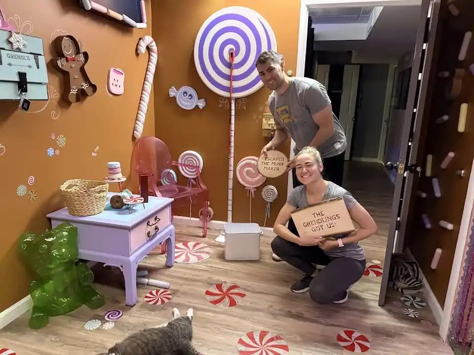Interior view of Escape Room 66 Los Angeles escape rooms facility in Los Angeles