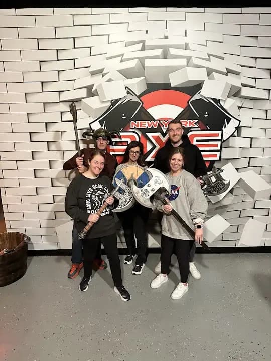 axe throwing experience at NY Axe Throwing Range - Farmingdale located in New York