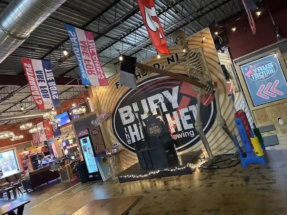 Photo of Bury the Hatchet Freehold - Axe Throwing axe throwing activities in Philadelphia