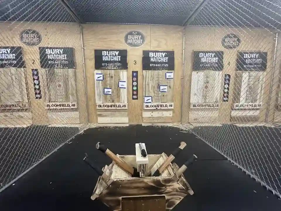 axe throwing experience at Bury The Hatchet Bloomfield - Axe Throwing located in New York