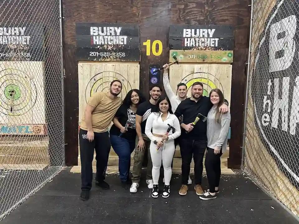 axe throwing experience at Bury the Hatchet Paramus - Axe Throwing located in New York
