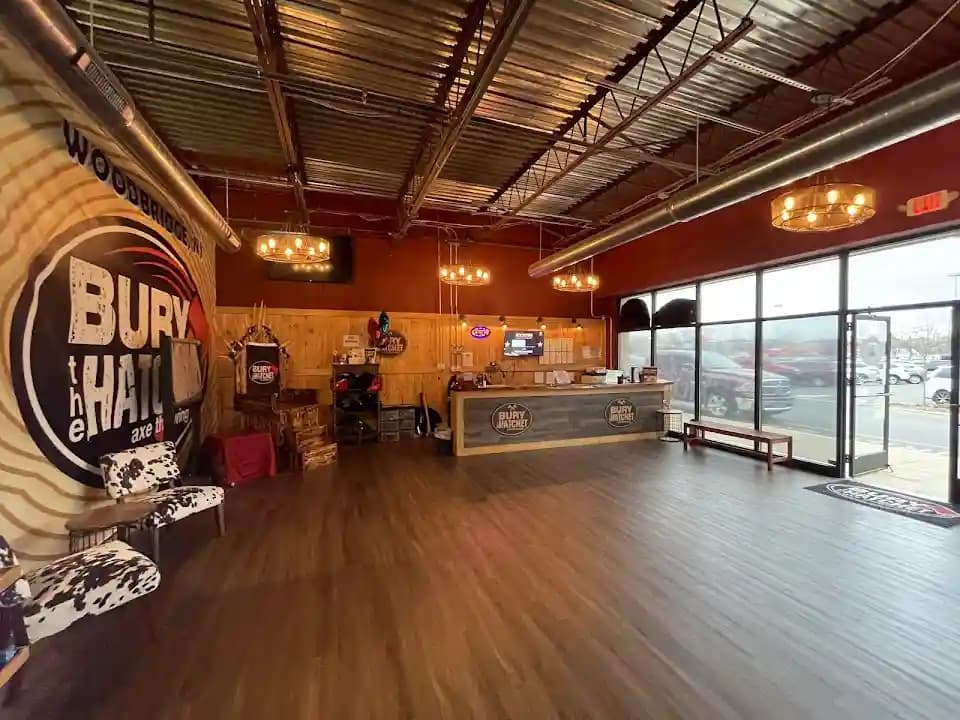 Bury the Hatchet Axe Throwing Woodbridge - Popular axe throwing destination in Philadelphia