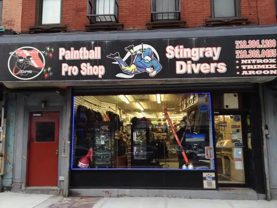 paintball experience at Stingray Divers dob Stingray Ops located in New York