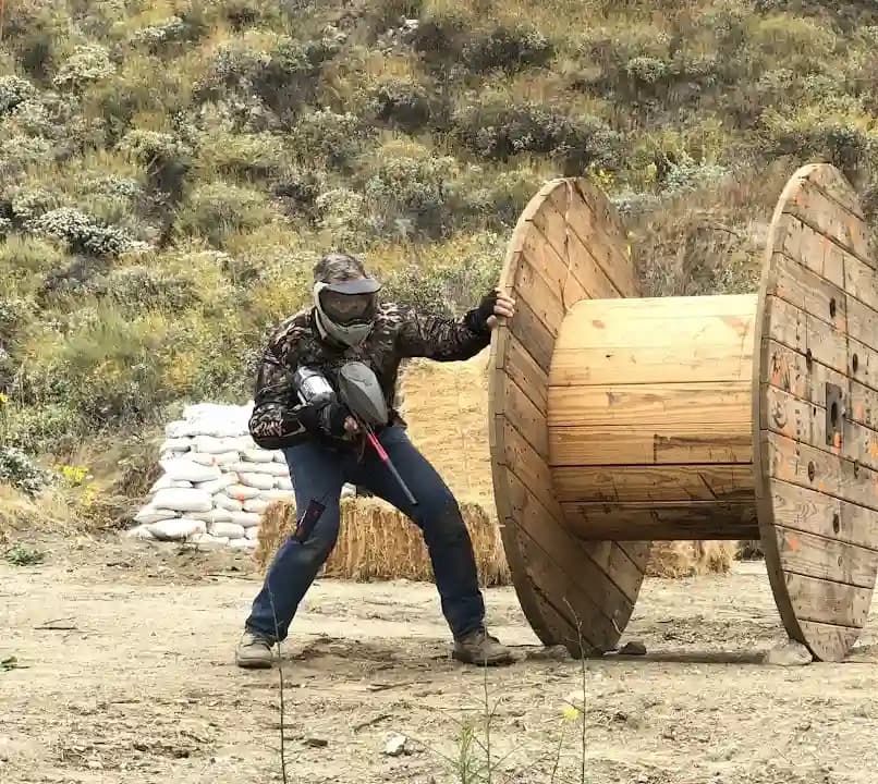 paintball experience at Backyard Paintball Park located in Los Angeles