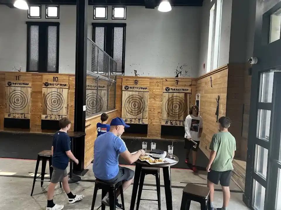 axe throwing experience at The Axe Trap - The Trap located in Orlando