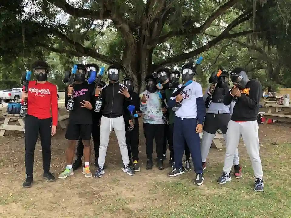 paintball experience at Tiki's Paintball Park located in Tampa