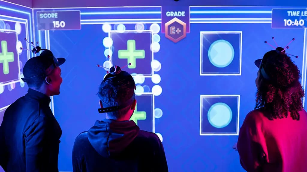 Interior view of Immersive Gamebox - Southbank, London vr games facility in London