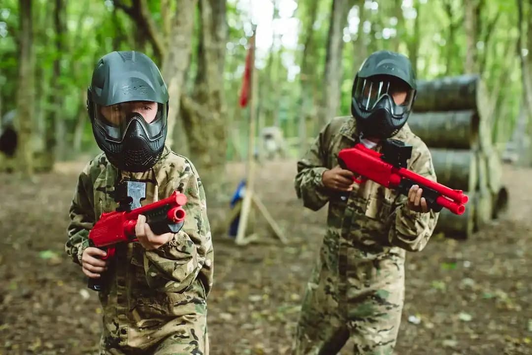 Interior view of Paintzone Paintball London paintball facility in London