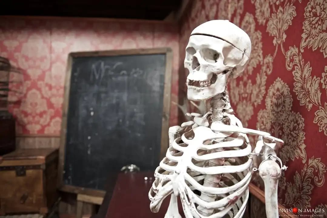 Interior view of moviESCAPE Stockport escape rooms facility in Manchester