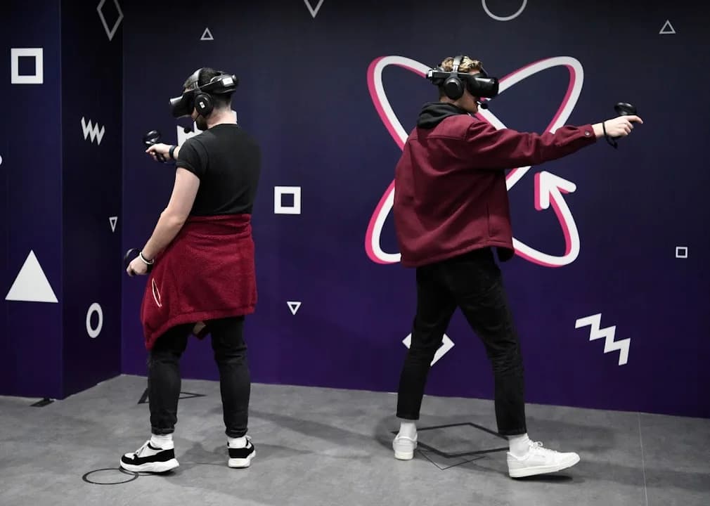 Interior view of DNA VR Manchester vr games facility in Manchester