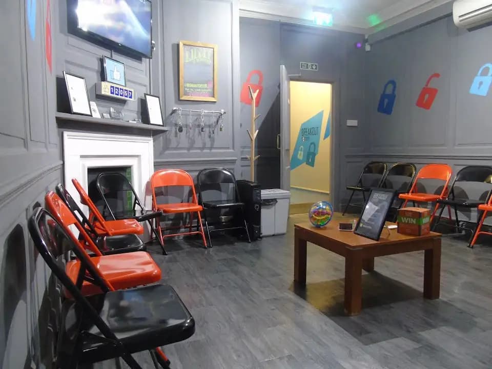 Interior view of Breakout Chester escape rooms facility in Liverpool