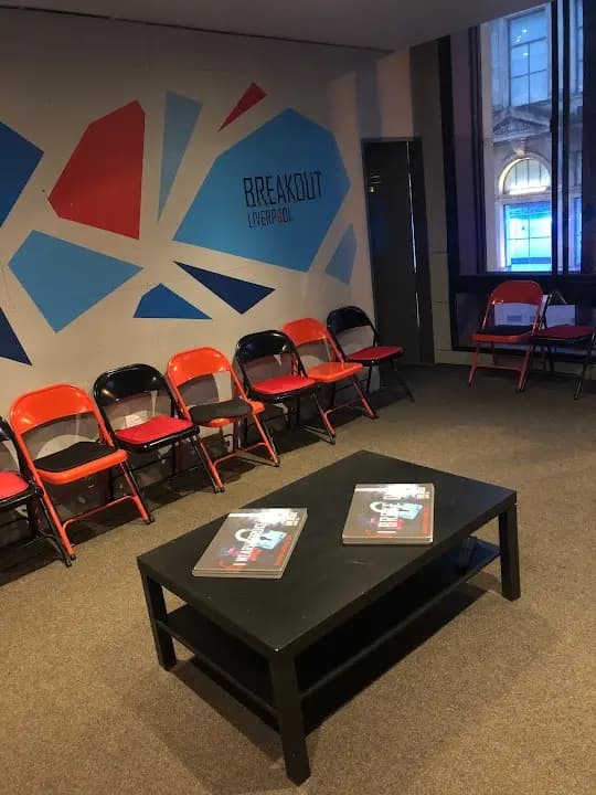 Interior view of Breakout Liverpool escape rooms facility in Liverpool