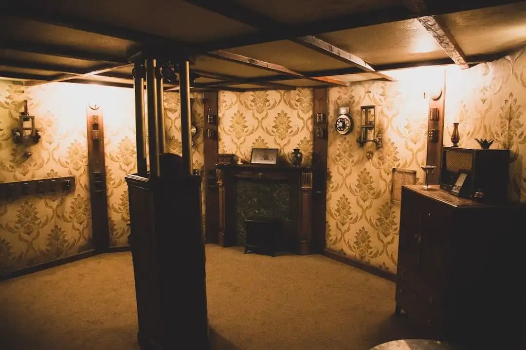 Interior view of Escapologic escape rooms facility in Manchester