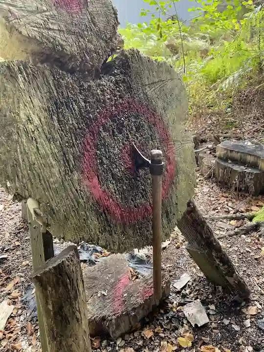 axe throwing experience at Adventure Now - Outdoor Activities located in Manchester