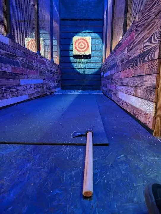 axe throwing experience at Axes to Ashes located in Leeds