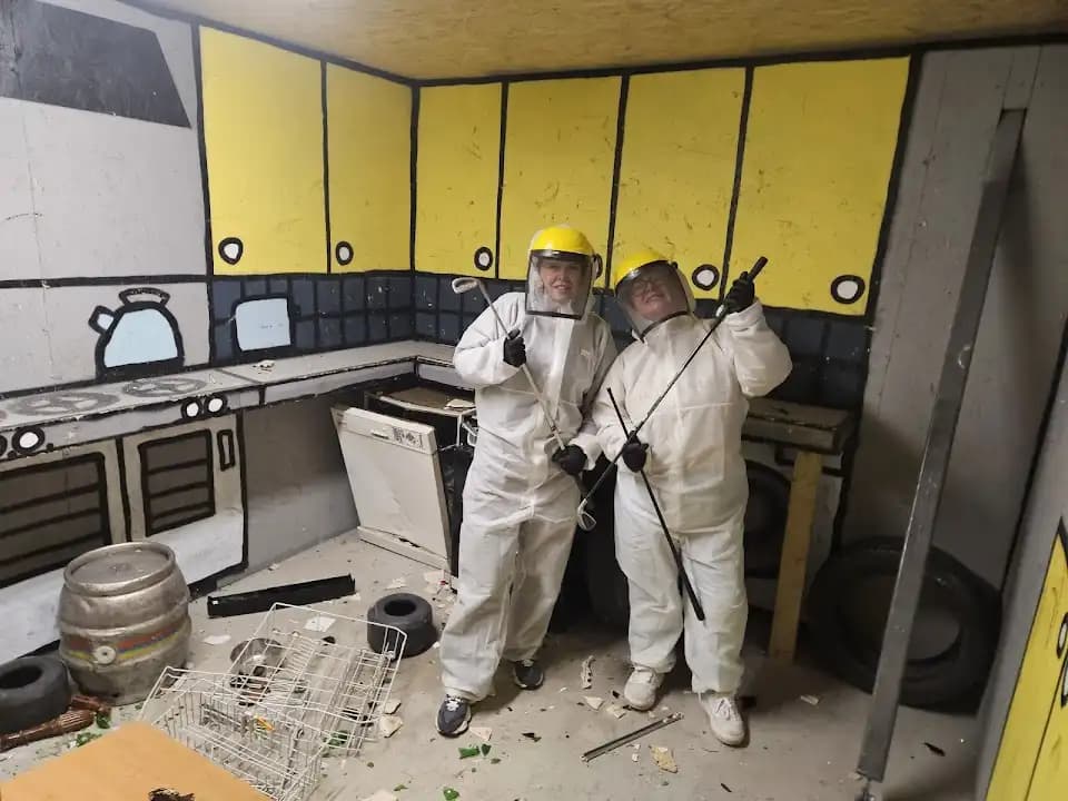 rage rooms experience at Rage Rooms Leamington Spa located in Birmingham