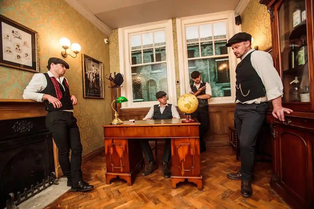 Interior view of Escape Live Birmingham escape rooms facility in Birmingham
