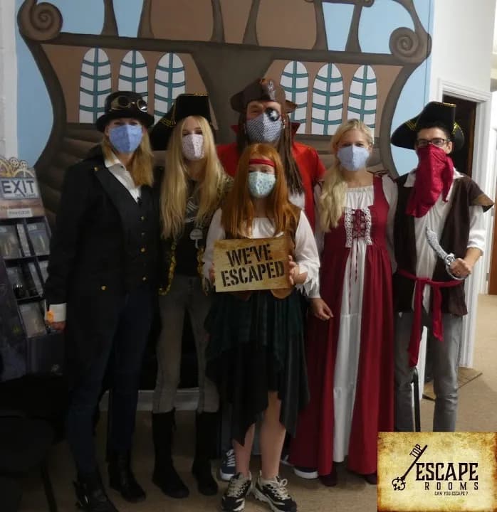 Interior view of Top Escape Rooms escape rooms facility in Birmingham