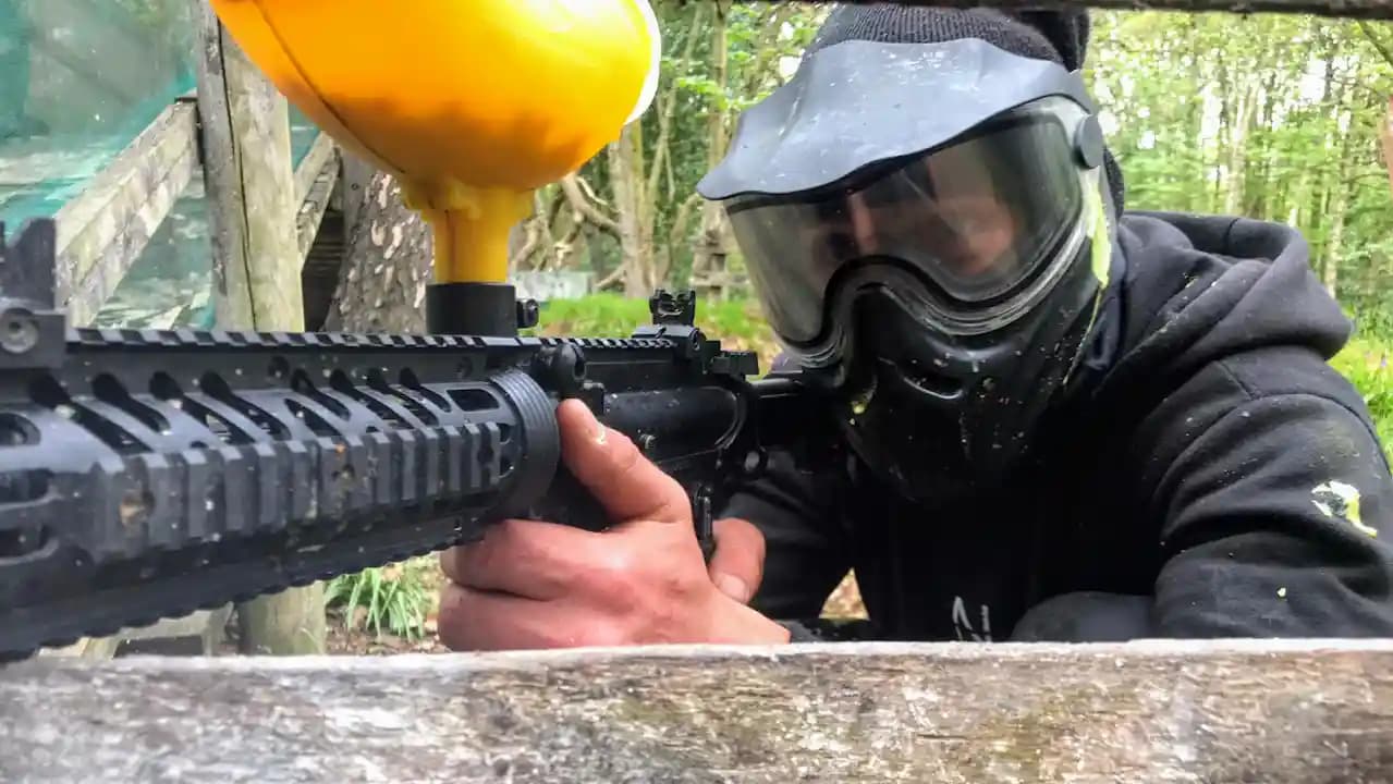 paintball experience at Skirmish Paintball and Airsoft Centre Wolverhampton Entrance located in Leeds
