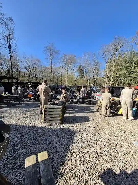 Interior view of Delta Force Paintball Leeds paintball facility in Leeds