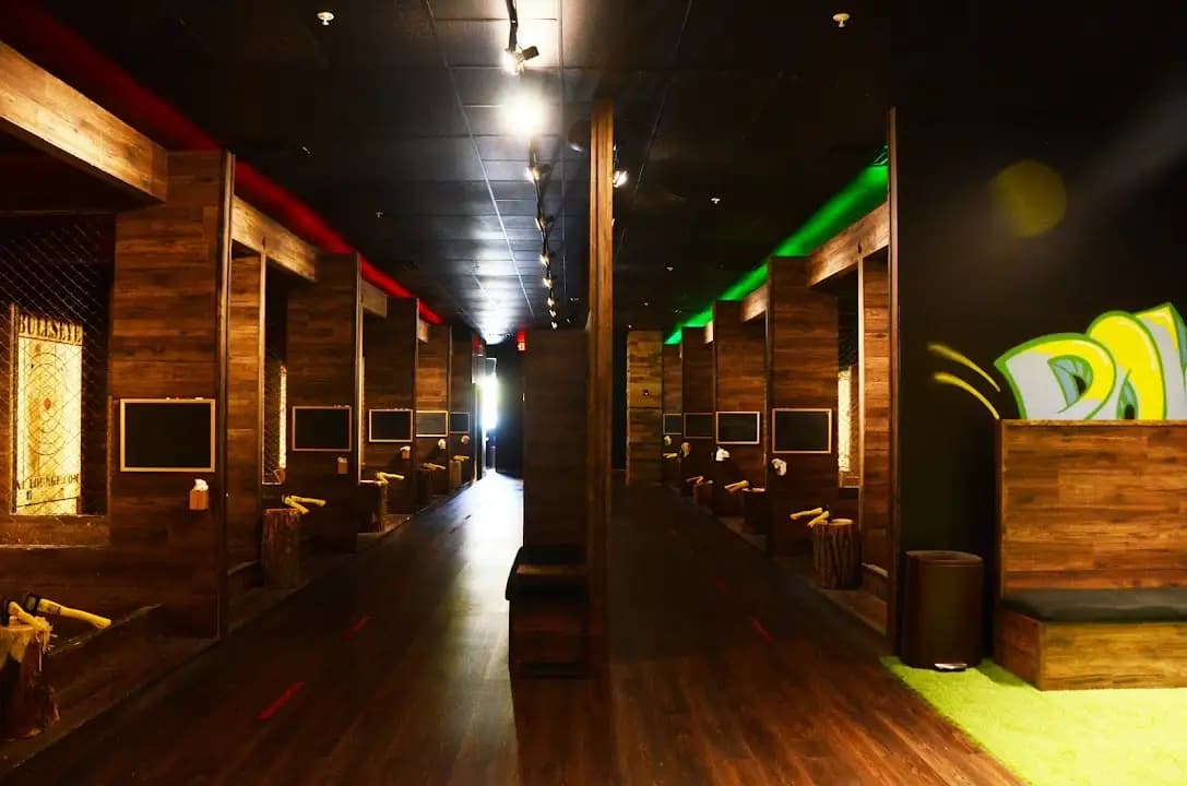 BullsEye Axe Lounge X Rage Room - Popular axe throwing destination in Chicago
