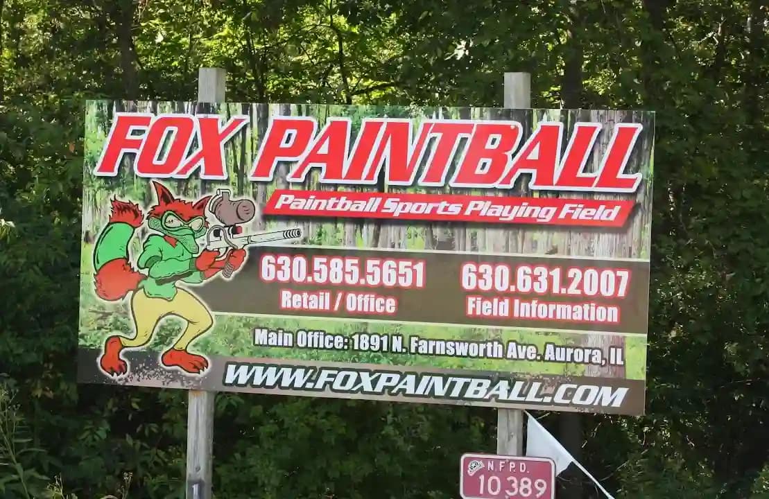 paintball experience at Fox Paintball Field and Store located in Chicago