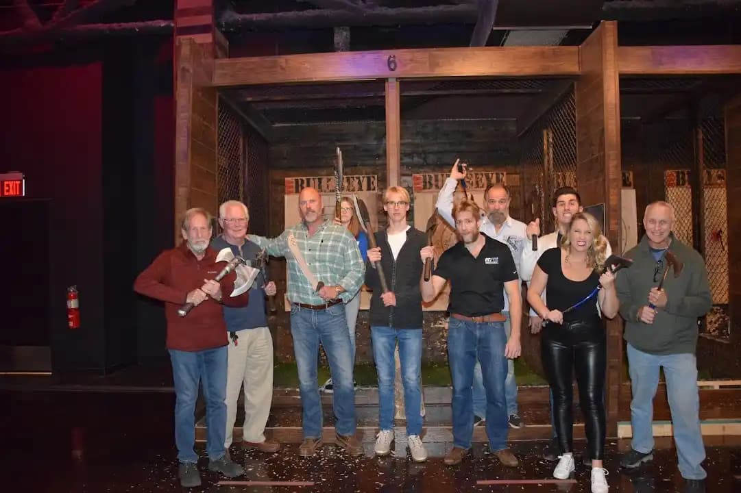 Photo of BullsEye Axe Throwing Lounge axe throwing activities in Chicago