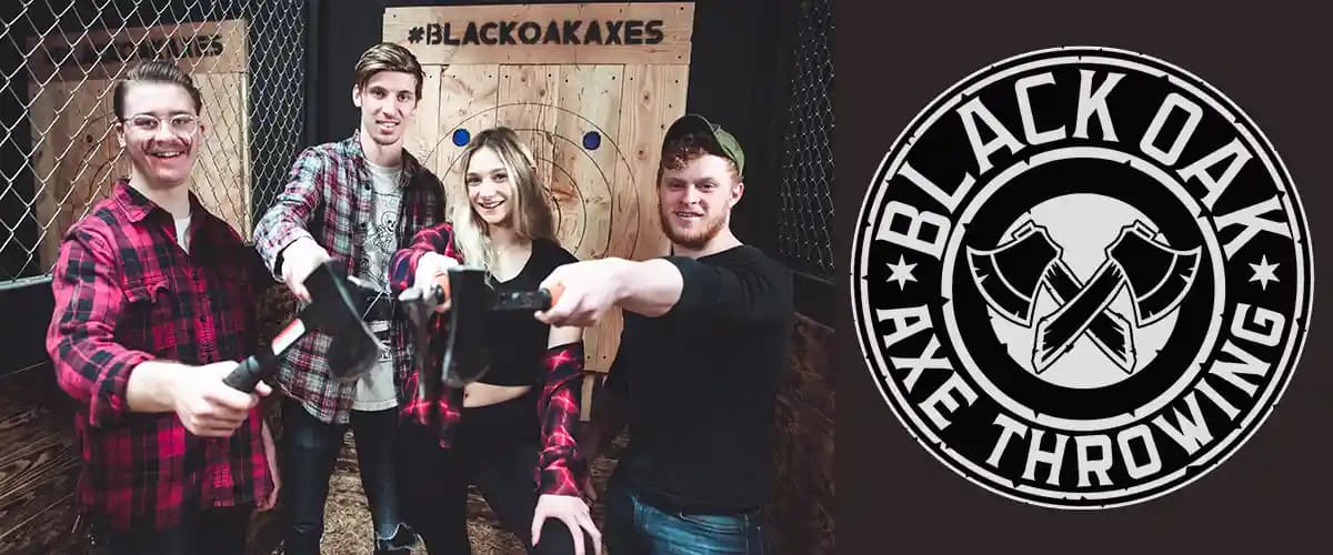 axe throwing experience at Black Oak Axe Throwing located in Chicago