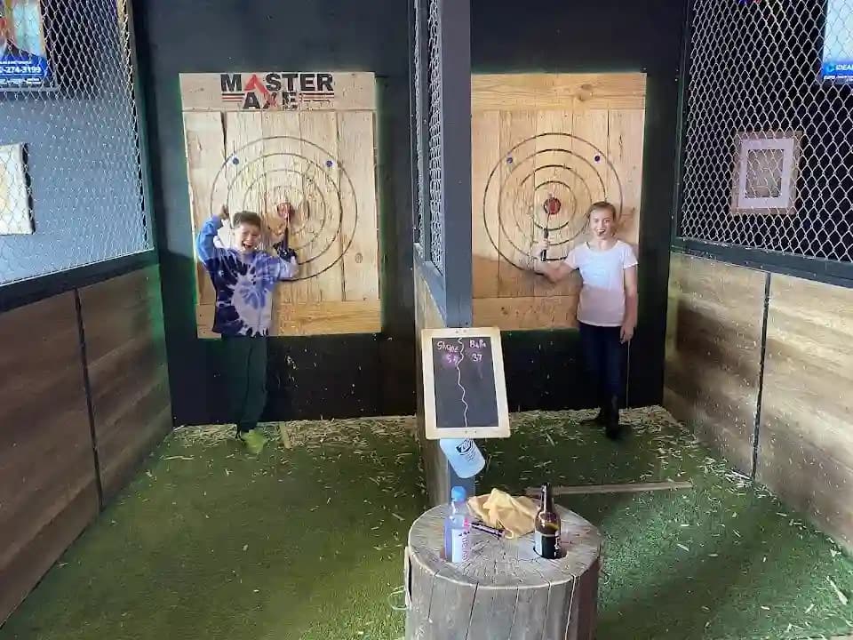 Photo of Master Axe Throwing axe throwing activities in Chicago