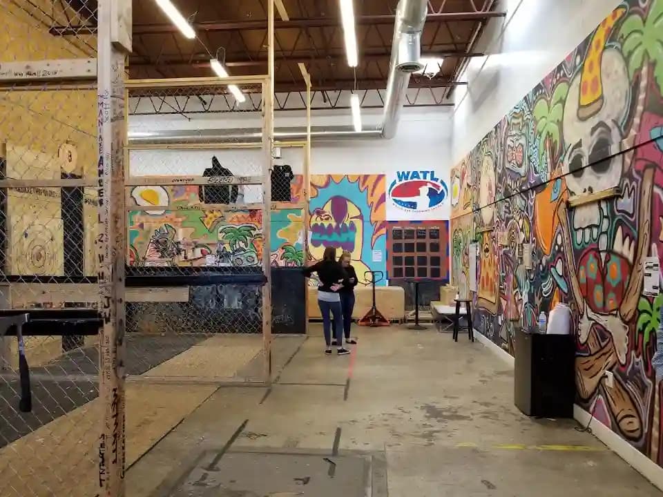 Photo of Bad Axe Throwing Atlanta axe throwing activities in Atlanta