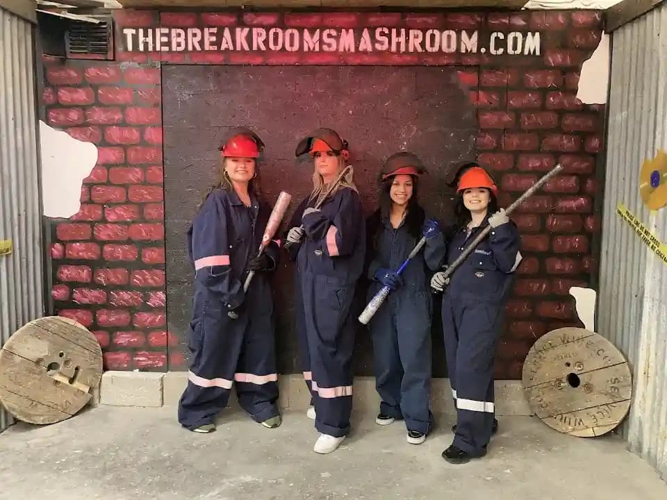 rage rooms experience at The Break Room Smash Room, LLC. located in Dallas