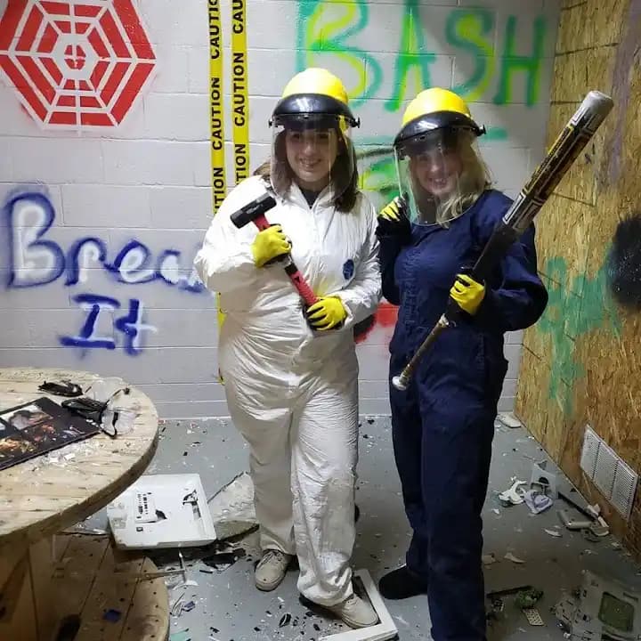 rage rooms experience at Smash N Bash located in Houston