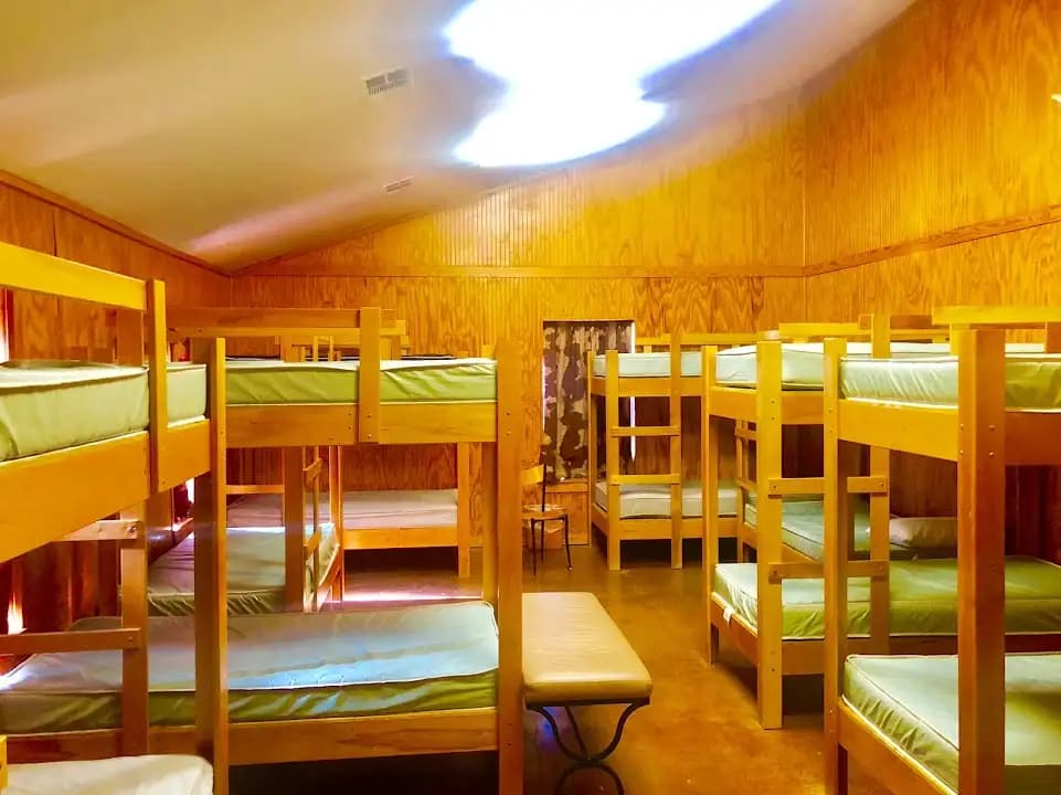 Interior view of Ascend Camp & Retreat Center paintball facility in Dallas