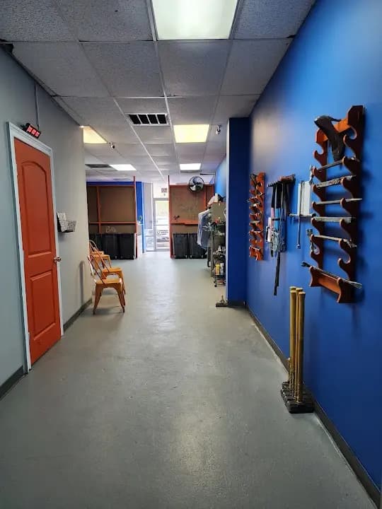 Interior view of SMASH THERAPY LLC rage rooms facility in Houston
