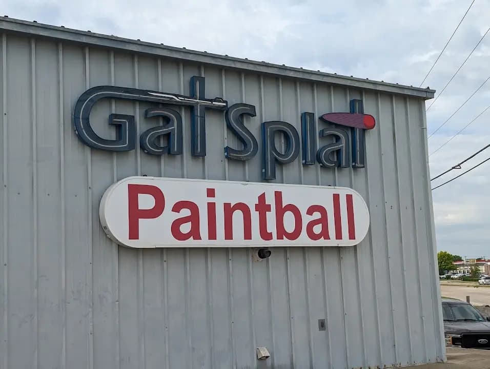 Interior view of GatSplat Indoor Paintball and Birthday Parties, Lewisville paintball facility in Dallas