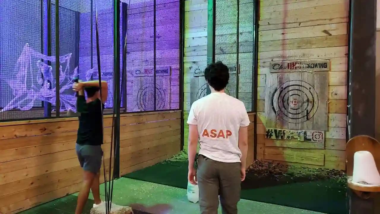 Photo of Class Axe Throwing axe throwing activities in Dallas