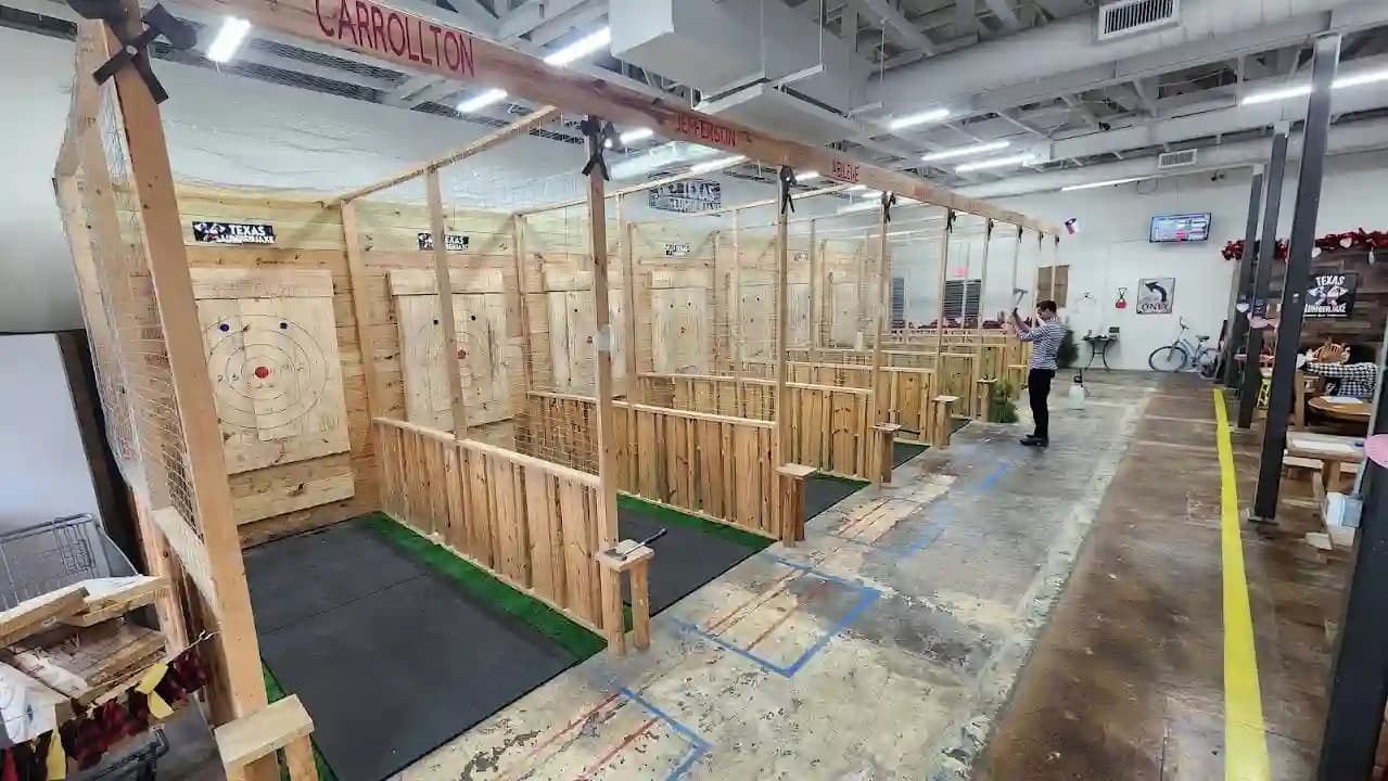 Photo of Texas Lumberjaxe Indoor Axe Throwing axe throwing activities in Dallas