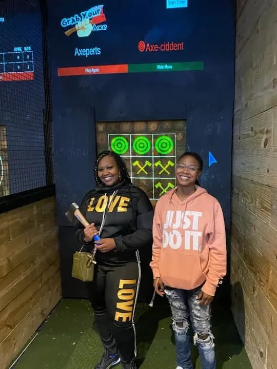 axe throwing experience at Grab Your Axe, Lewisville Axe Throwing located in Dallas