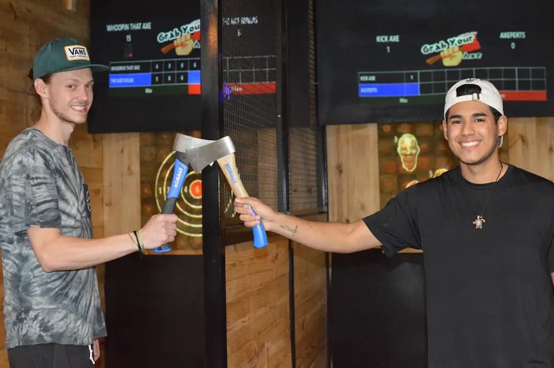 Grab Your Axe, Lewisville Axe Throwing - Popular axe throwing destination in Dallas