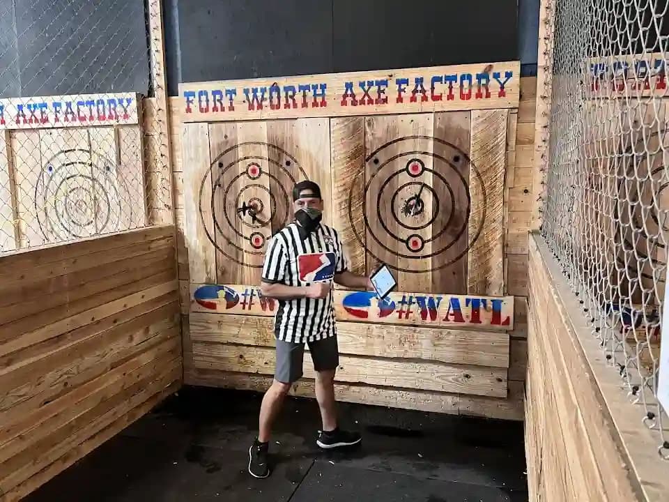 Photo of Fort Worth Axe Factory axe throwing activities in Dallas