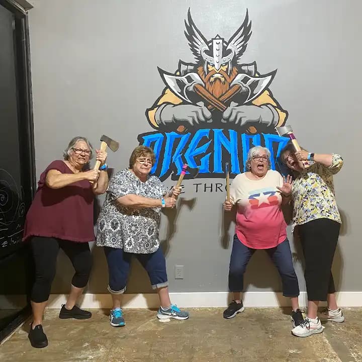 axe throwing experience at Drengr Axe Throwing located in Houston